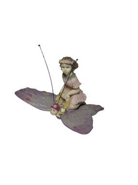 Fairy on Anthropomorphic Butterfly DEZINE "THE FAIRY COLLECTION" #9472 2000